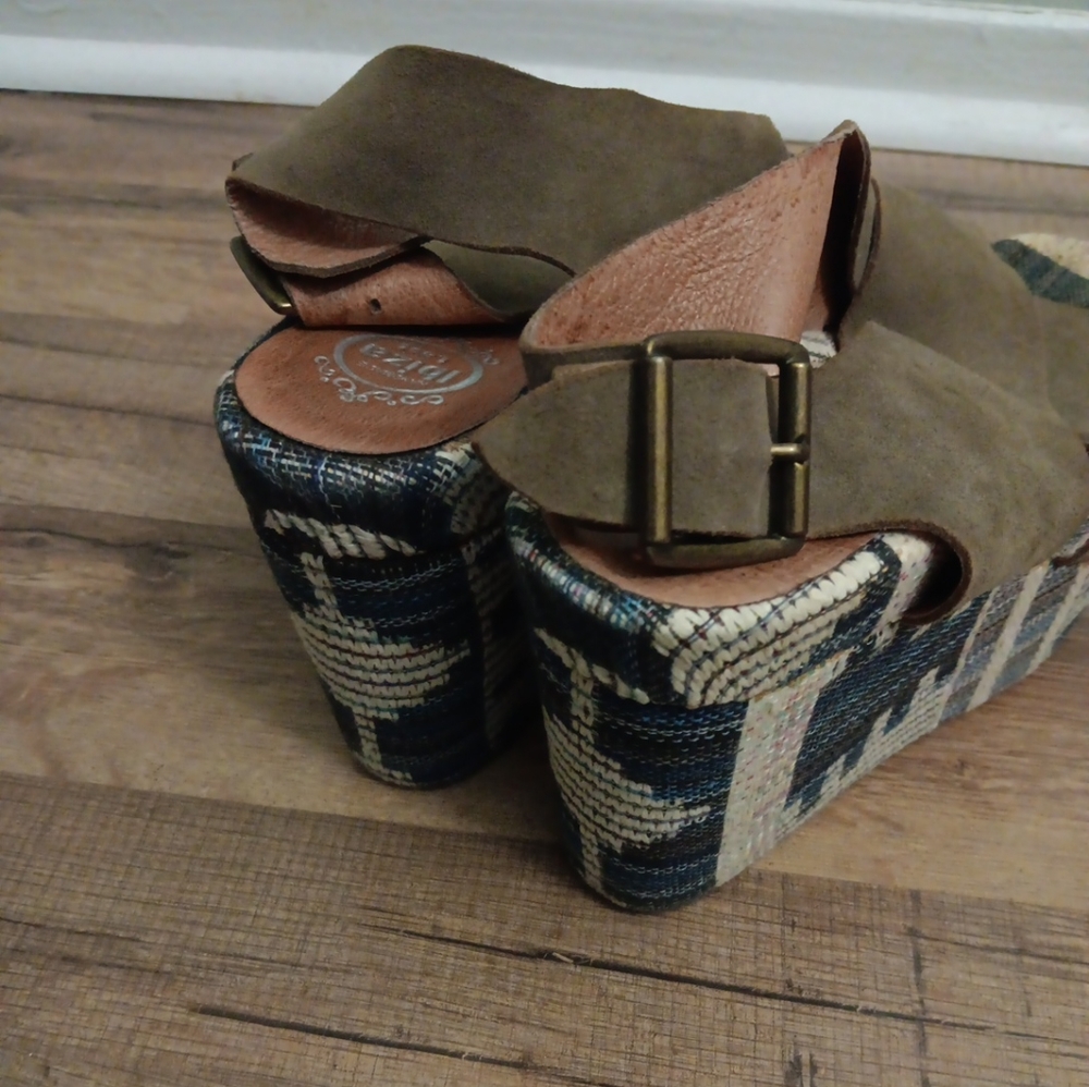 Jeffery Campbell Pisa Fab sz 7 Wedges - Picture 5 of 5